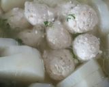 大根のさっぱり煮+肉団子スープ作り方3写真