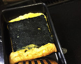 のり巻き厚焼き卵 お弁当にも だし巻き卵作り方5写真