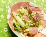 白菜消費に☆ベーコンと卵のシンプル炒め♪作り方2写真