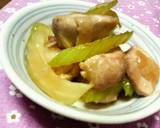 セロリ大好き☆鶏肉の辛子醤油炒め♪♪作り方5写真