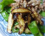 甘とうと豚肉のオイスターソース炒め作り方7写真
