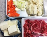 お豆腐と牛肉の甘醤油煮作り方1写真