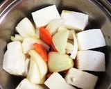 お豆腐と牛肉の甘醤油煮作り方4写真