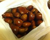 お金の貯まる「黄金の栗ご飯」作り方1写真