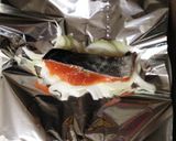 トースターで簡単ヤミツキ♡鮭のホイル焼き作り方4写真