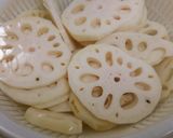 レンコン厚切りカレー。作り方1写真