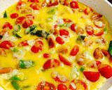 キッシュ風♫チーズ入りトマトオムレツ作り方4写真