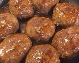 麺つゆで照り焼きハンバーグ作り方4写真