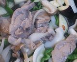 ♪具だくさん黒ごまパスタ♪作り方3写真