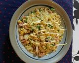 夜食に作った☆シンプルチャーハン作り方6写真