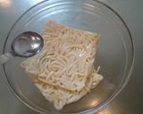 ササッとバターしょうゆの焼きうどん作り方1写真