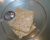 ササッとバターしょうゆの焼きうどん作り方1写真