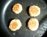 おから入りジューシーハンバーグ＊お弁当に作り方7写真