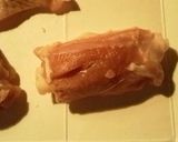 皮付き肉を簡単に切る裏技!作り方2写真