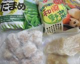 包丁を使わないみそ風味のホワイトシチュー作り方1写真