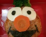 簡単キャラ弁☆エルモ作り方5写真