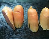 髪の生えたソーセー人②♡♡カップル♡♡作り方1写真
