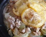 塩レモンでカボチャと鶏ひき肉のタジン鍋作り方6写真