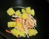 青梗菜とパイン缶の中華炒め作り方4写真