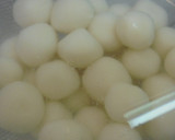 白玉だんごのリメイク鍋用作り方1写真