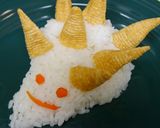 とんがりコーンのはりねずみカレー作り方3写真