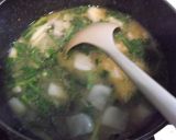 寒い日に☆鳥南蛮お味噌汁作り方4写真