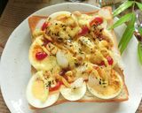 茹で卵のお手軽バジルカレートースト作り方6写真