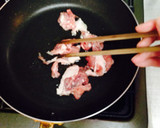 一人で食べる野菜と肉の焼肉のたれ炒め作り方2写真