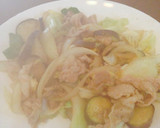 一人で食べる野菜と肉の焼肉のたれ炒め作り方5写真