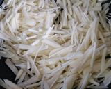 じゃがいもの梅肉炒め作り方2写真