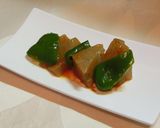 カレー味のこんにゃくとピーマン作り方4写真