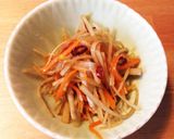 材料少なめ★きんぴらごぼう作り方4写真