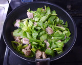 モモ肉と青梗菜と厚揚げ　照り焼き風炒め作り方6写真