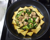 モモ肉と青梗菜と厚揚げ　照り焼き風炒め作り方8写真
