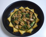 モモ肉と青梗菜と厚揚げ　照り焼き風炒め作り方9写真