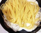 きのことツナの濃厚クリームグラタンパスタ作り方6写真