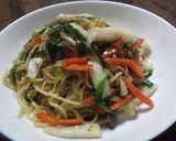 焼きそばのオイスターソース味作り方10写真