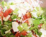 簡単一品!豆腐のサラダ作り方1写真