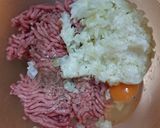簡単ハンバーグたね (レンジで時短)作り方3写真