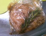 鶏肉の ガーリック ハーブ ロースト作り方3写真