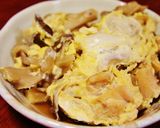 香りとうま味が最高☆舞茸と鶏肉の卵とじ作り方6写真