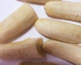 便秘解消☆とろ〜りあったか♪きな粉バナナ作り方1写真