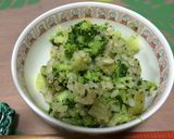 丸ごと！ブロッコリーご飯作り方8写真
