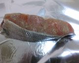 鮭のしそマヨチーズホイル焼き作り方1写真