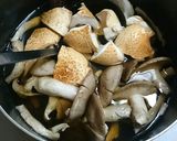 山採り・本しめじと他のキノコの煮付け作り方3写真