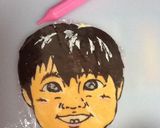 ♡似顔絵❤︎デコペンでキャラチョコ♡作り方17写真