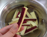 簡単☆蜂蜜で作る 揚げ焼き大学芋作り方2写真