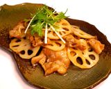 簡単！蓮根と豚肉の甘辛シャキシャキ炒め作り方12写真
