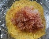 黄色く包んでおにぎらず：オムライス風作り方3写真