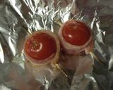 お弁当に♫プチトマトのベーコン巻き作り方3写真